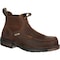 Georgia Boot Athens, Men's Chelsea Waterproof Work Boot, 13 W, Leather, 5 in Height, Dark Brown GB00156 - alternate 1